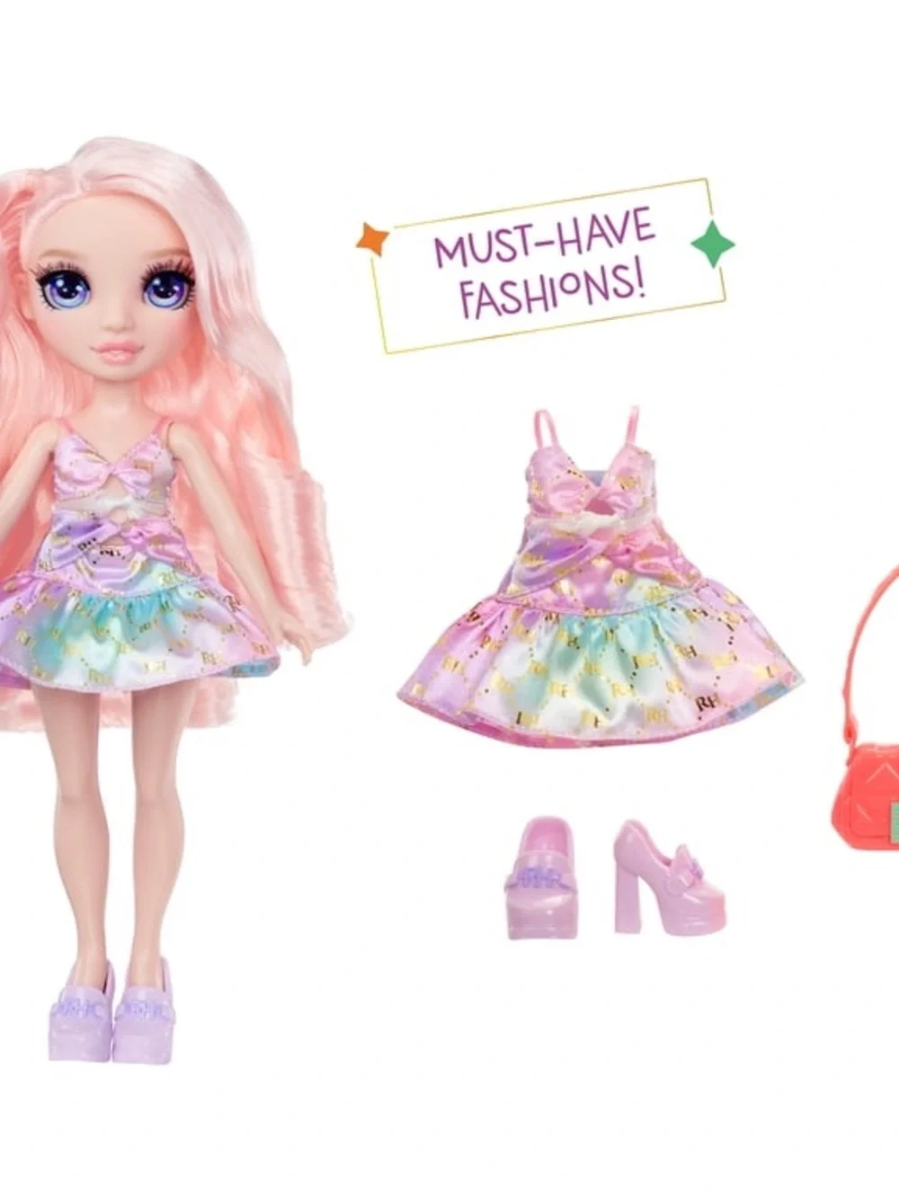 Barbie Careers Women in Film Set of 4 Dolls & Accessories + Rainbow High Doll